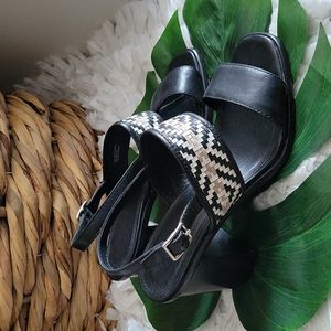 Frye black sandals Size 7.5M